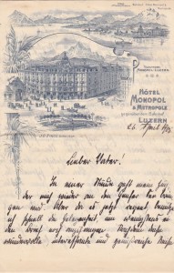 Brief aus Luzern